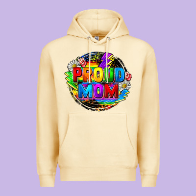 Proud Mom Lgbt Premium Hoodie Designed By Fadigitalartstudio