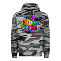 Slate Camo proud mom lgbt Premium Hoodie - FaDigitalArtStudio