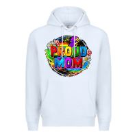 White proud mom lgbt Premium Hoodie - FaDigitalArtStudio