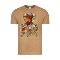 Vintage Camel flower skeleton Vintage Tee - RanaPortraitStore