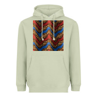 Matcha leopard 4th of july seamless pattern Heavyweight Hoodie - BundleAndBundleShop