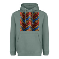 Sage leopard 4th of july seamless pattern Heavyweight Hoodie - BundleAndBundleShop