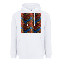White leopard 4th of july seamless pattern Heavyweight Hoodie - BundleAndBundleShop