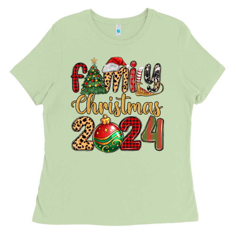 Family Christmas 2024 Ladies Tee by MaliasSmallBusiness | Teevron