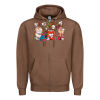Chestnut Baseball Coffee Cups Zipper Hoodie - FaDigitalArtStudio