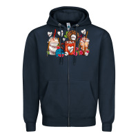 Navy Baseball Coffee Cups Zipper Hoodie - FaDigitalArtStudio