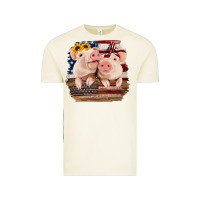 Vintage Arctic Cute Couple American Pigs Vintage Tee - Bettercallsaul