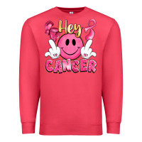 Cardinal hey cancer with middle fingers Premium Sweatshirt - LillyAllenDesigns
