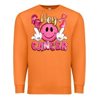 Carrot hey cancer with middle fingers Premium Sweatshirt - LillyAllenDesigns