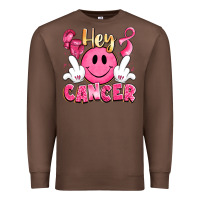Chestnut hey cancer with middle fingers Premium Sweatshirt - LillyAllenDesigns