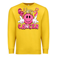 Lemon hey cancer with middle fingers Premium Sweatshirt - LillyAllenDesigns