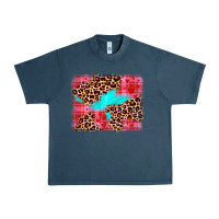 Midnight Navy valentine's day leopard background Urban Heavy Tee - JahusDesignShop