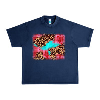 Navy valentine's day leopard background Urban Heavy Tee - JahusDesignShop