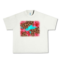 Pistachio valentine's day leopard background Urban Heavy Tee - JahusDesignShop
