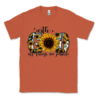 Copper with god all things are possible sunflower Classic Tee - Jasminsmagicworld