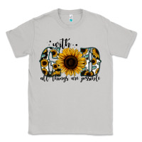 Moon Dust with god all things are possible sunflower Classic Tee - Jasminsmagicworld
