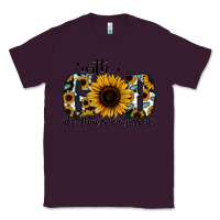 Plum with god all things are possible sunflower Classic Tee - Jasminsmagicworld