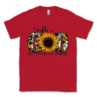 Red with god all things are possible sunflower Classic Tee - Jasminsmagicworld