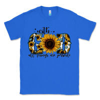 True Royal with god all things are possible sunflower Classic Tee - Jasminsmagicworld