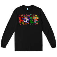 Black Hola Cinco De Mayo Long Sleeve Tee - NancyCooperArtShop