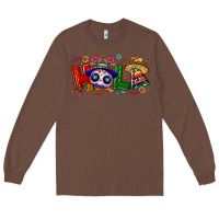Chestnut Hola Cinco De Mayo Long Sleeve Tee - NancyCooperArtShop