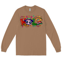 Toasted Coconut Hola Cinco De Mayo Long Sleeve Tee - NancyCooperArtShop