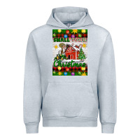 Heather Grey Small Town Christmas Urban Hoodie - Artiststas