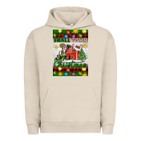 Pigment French Oak Small Town Christmas Urban Hoodie - Artiststas