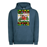 Pigment Midnight Navy Small Town Christmas Urban Hoodie - Artiststas