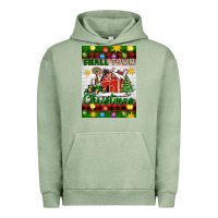 Pigment Oil Green Small Town Christmas Urban Hoodie - Artiststas