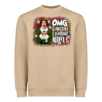 Mushroom the elf omg santa Heavyweight Sweatshirt - CowGirlArtShop