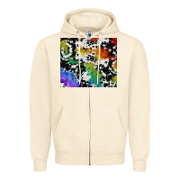 Sandshell rainbow pride cowhide tumbler Zipper Hoodie - FaDigitalArtStudio