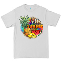 Dove Grey hello summer pineapple Premium Tee - JahusDesignShop