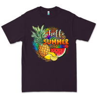 Plum hello summer pineapple Premium Tee - JahusDesignShop