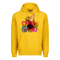 Lemon Western Football Coffee cup Premium Hoodie - FaDigitalArtStudio