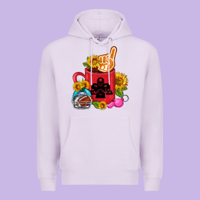 Western Football Coffee Cup Premium Hoodie Designed By Fadigitalartstudio
