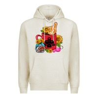 Oatmeal Heather Western Football Coffee cup Premium Hoodie - FaDigitalArtStudio