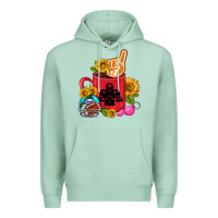 Seafoam Western Football Coffee cup Premium Hoodie - FaDigitalArtStudio