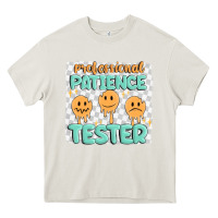 Cream professional patience Heavy Core Tee - MaliasSmallBusiness