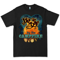 Black life is better by the campfire Premium Tee - NancyCooperArtShop