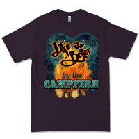 Plum life is better by the campfire Premium Tee - NancyCooperArtShop