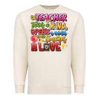 Sandshell a Teacher Takes a Hand Opens a mind and Touches A Premium Sweatshirt - CowhideDigitalArt