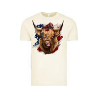 Vintage Arctic American Highland Cow Vintage Tee - Bettercallsaul