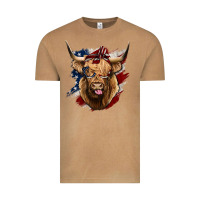 Vintage Camel American Highland Cow Vintage Tee - Bettercallsaul