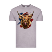 Vintage Zinc American Highland Cow Vintage Tee - Bettercallsaul