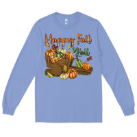 Colony Blue Happy Fall Y'all Long Sleeve Tee - texasbilliewilder