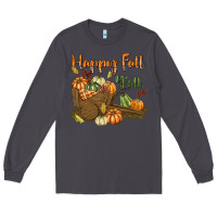 Smoke Happy Fall Y'all Long Sleeve Tee - texasbilliewilder