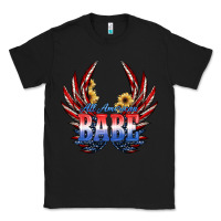 Black All America Babe Classic Tee - JahusDesignShop