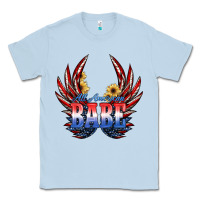 Dusty Blue All America Babe Classic Tee - JahusDesignShop