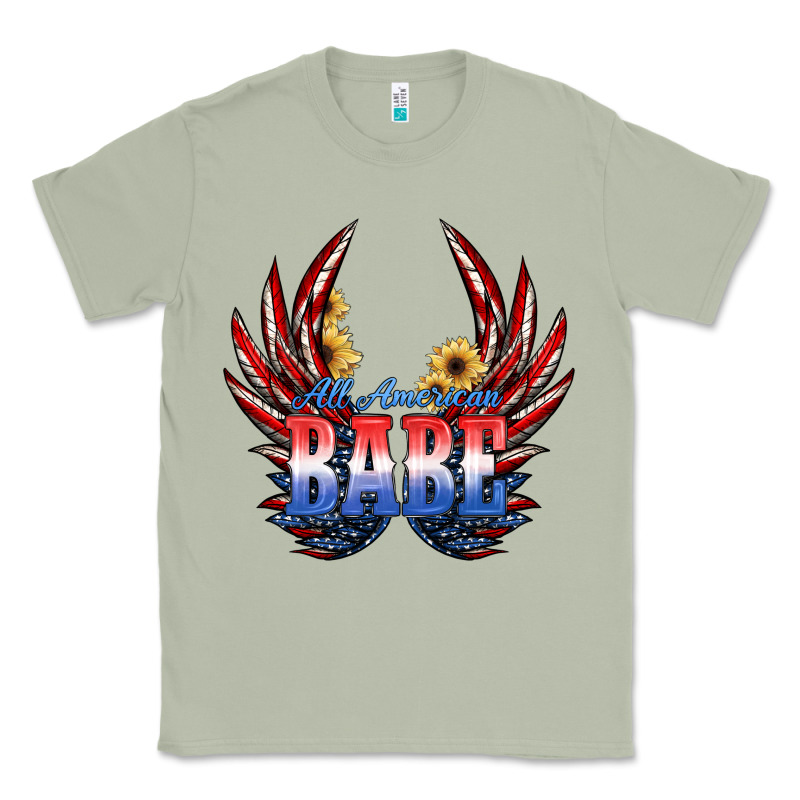 All America Babe Classic Tee by JahusDesignShop | Teevron